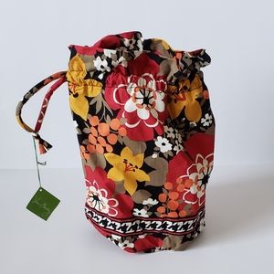 VERA BRADLEY DITTY BAG BITTERSWEET COSMETIC BAG
